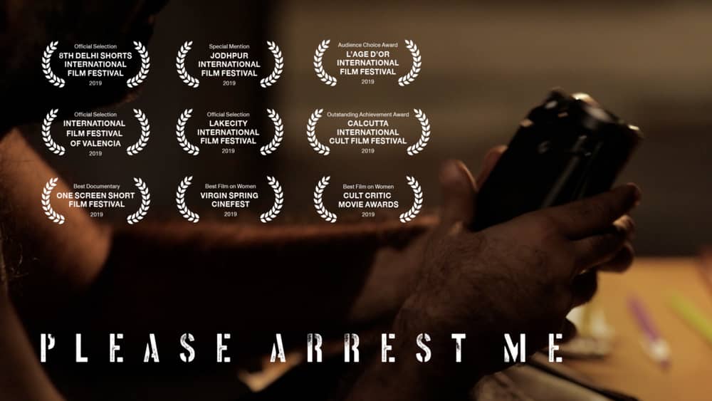Still from "PLEASE ARREST ME"
